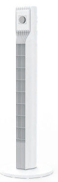 220V ऑसिलेटिंग फ्लोर स्टैंडिंग इलेक्ट्रिक फैन कूलिंग साइलेंट टॉवर फैन 60 ° 3 मोड्स के साथ